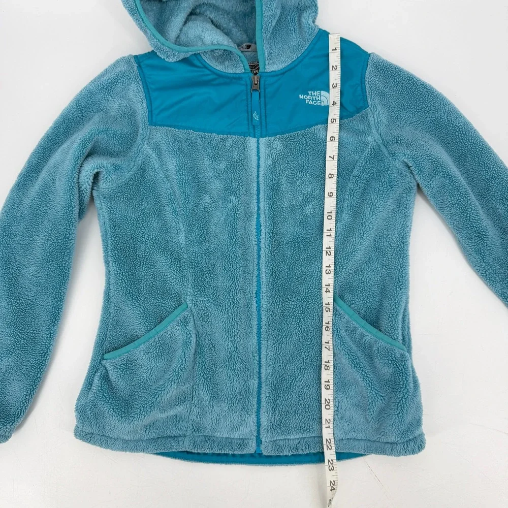 The North Face‎ Girl's Blue Oso Hooded Fleece Zip Up Jacket L 14/16